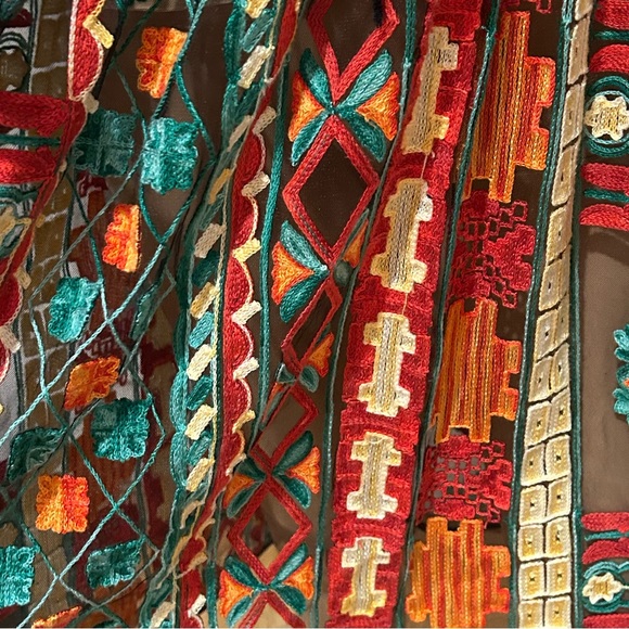 Anthropologie Embroidery and Netting Dress size S - Picture 5 of 5